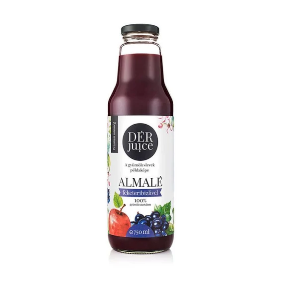 DÉR Juice almalé feketeribizlivel (0,75 l)